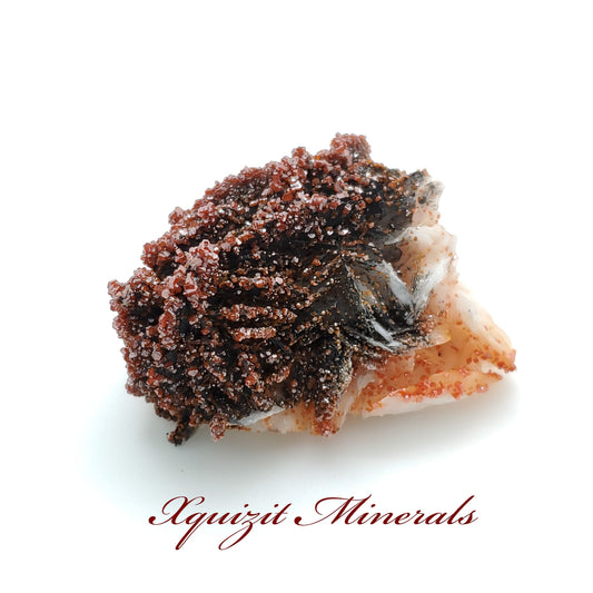 Vanadinite and Barite, Goethite, Mibladen, Midelt, Morocco (29)