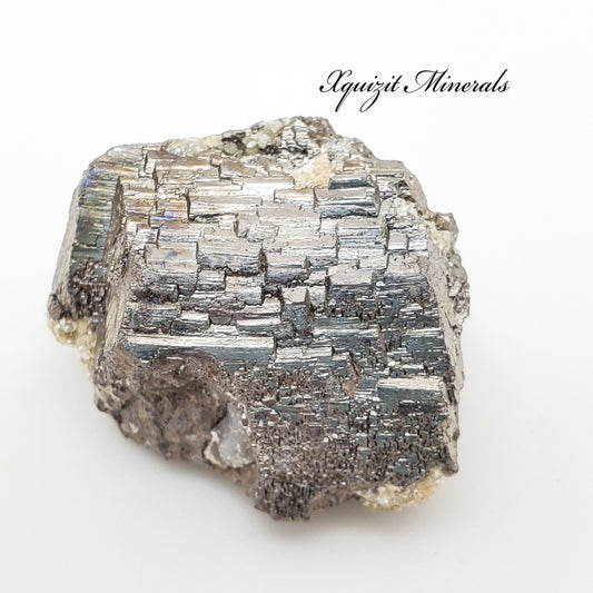 Arsenopyrite, Calcite, Yaogangxian Mine, Yizhang Co., Chenzhou, Hunan, China (22)
