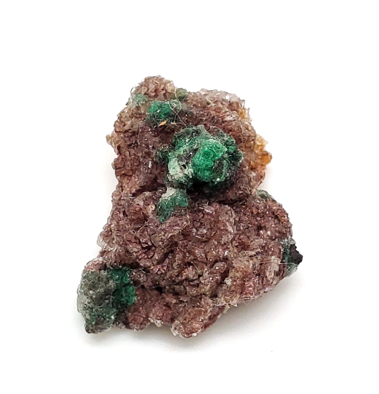 Devilline in Selenite, Bou Bekker Mine, Toussit, Morocco (8)