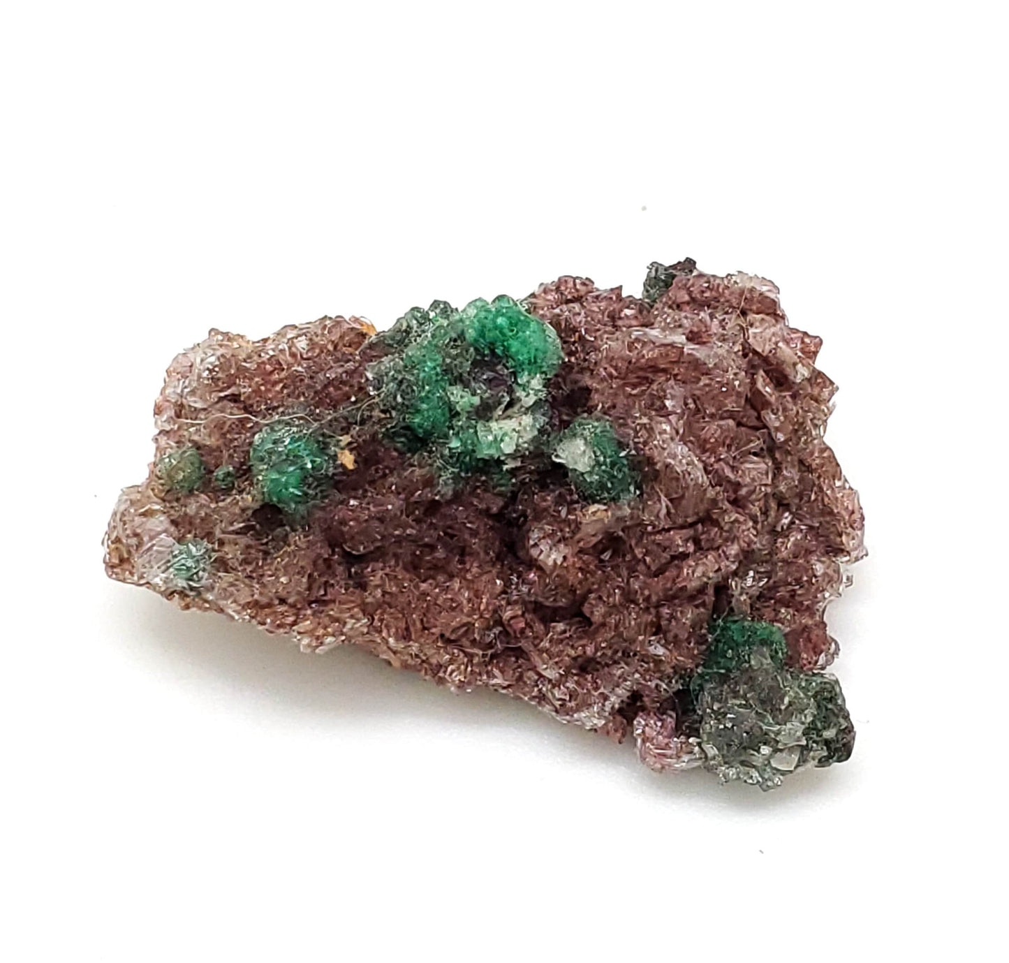 Devilline in Selenite, Bou Bekker Mine, Toussit, Morocco (8)