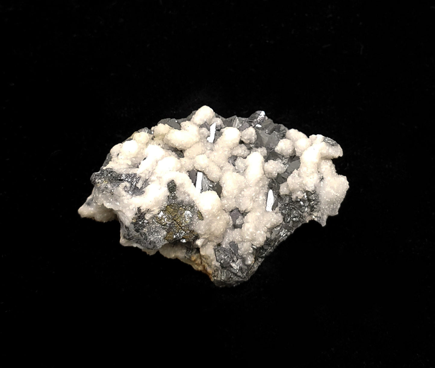 Galena and Calcite, Huanzala Mine, Huallanca District, Peru (8)