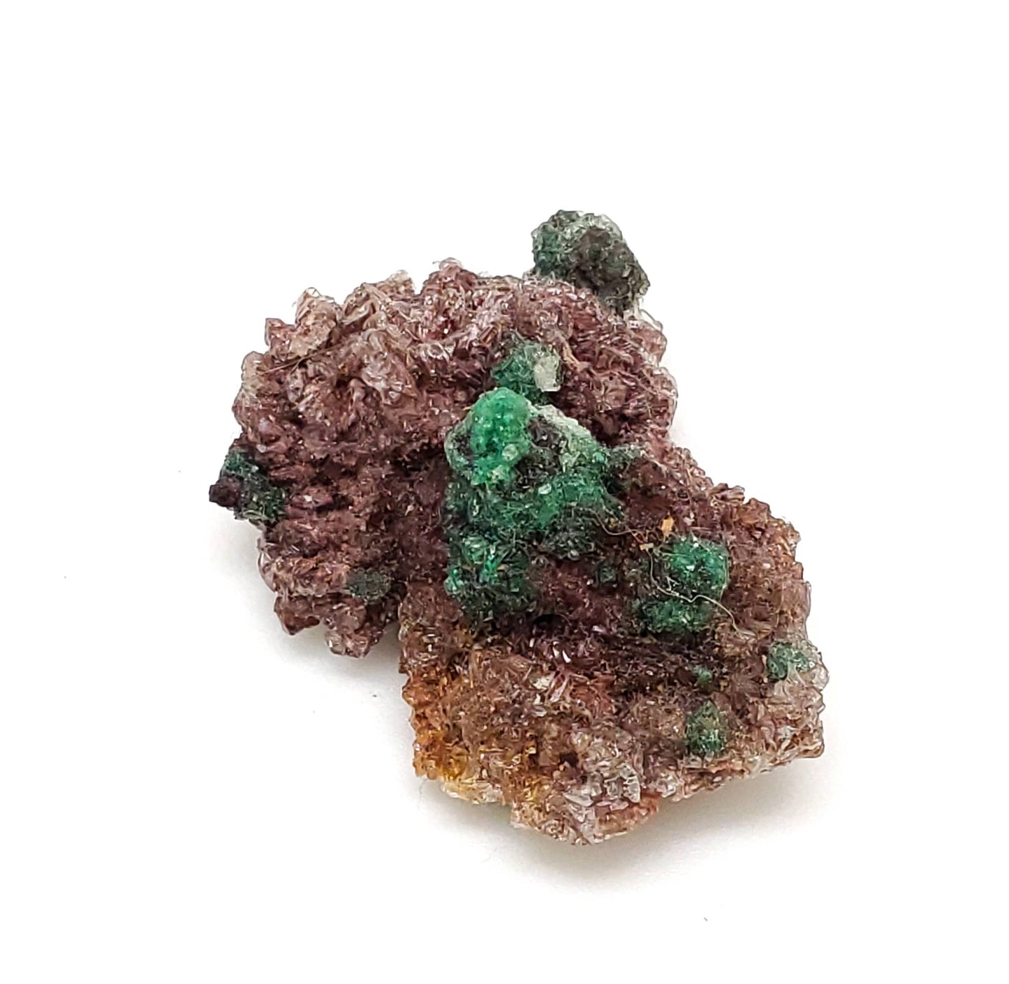 Devilline in Selenite, Bou Bekker Mine, Toussit, Morocco (8)