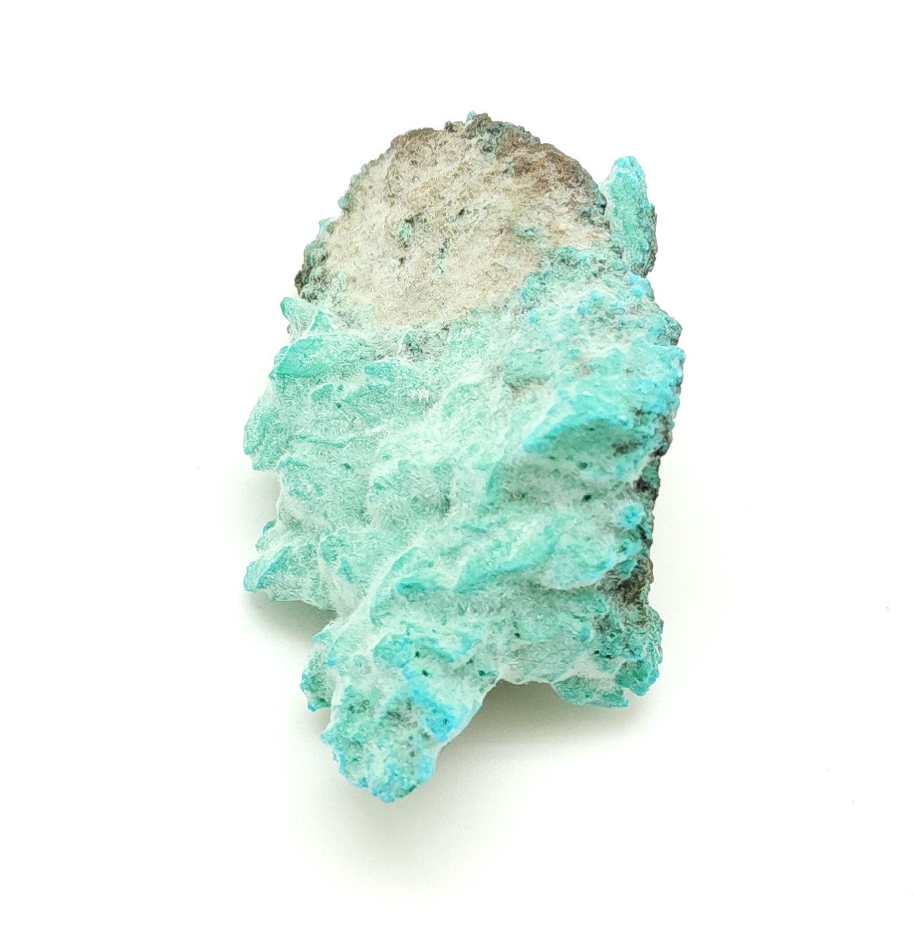 Kobyashevite wtih Gympsum on Calcite, Ojuela Mine, Mapimi, Durango, Mexico (76)