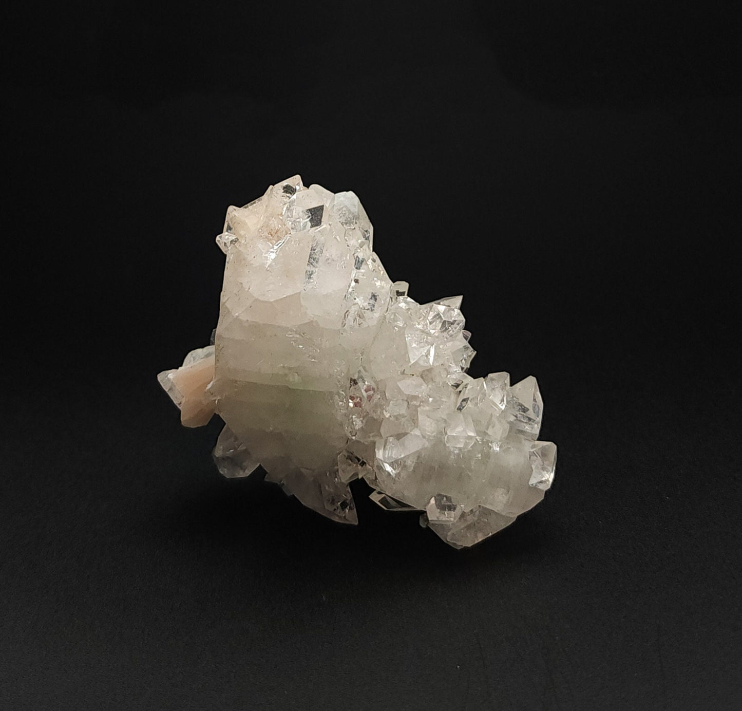 Apophyllite with Stilbite, Deccan Plateau, Jalgaon, India (50)