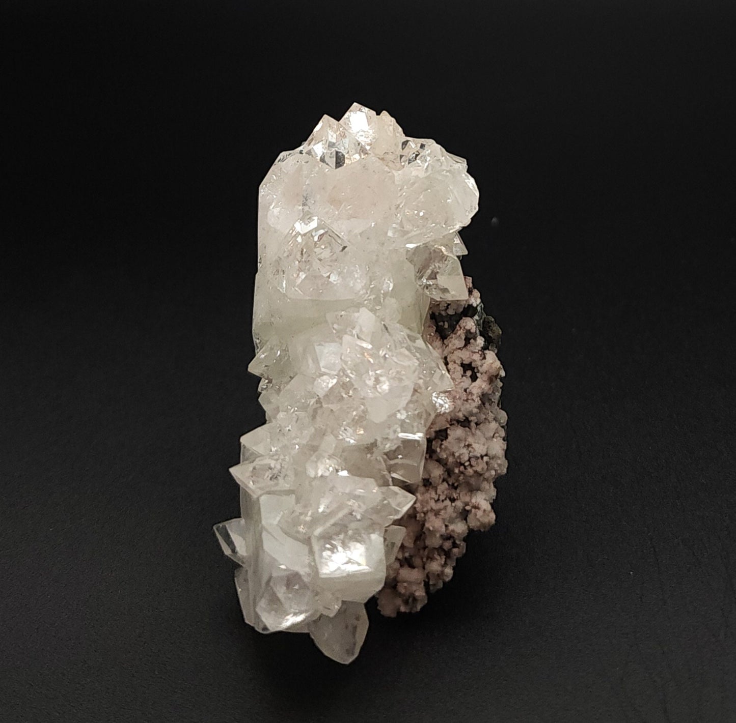 Apophyllite with Stilbite, Deccan Plateau, Jalgaon, India (50)