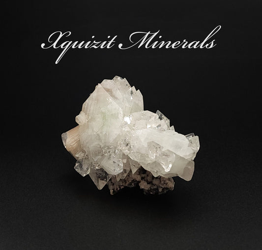 Apophyllite with Stilbite, Deccan Plateau, Jalgaon, India (50)