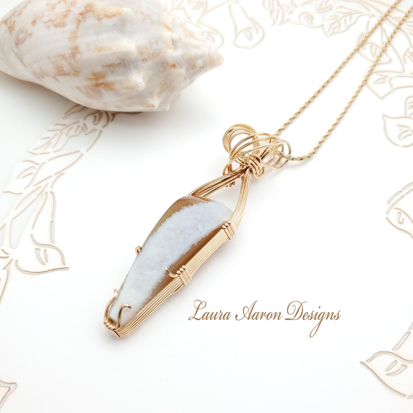 Druze Agate Pendant