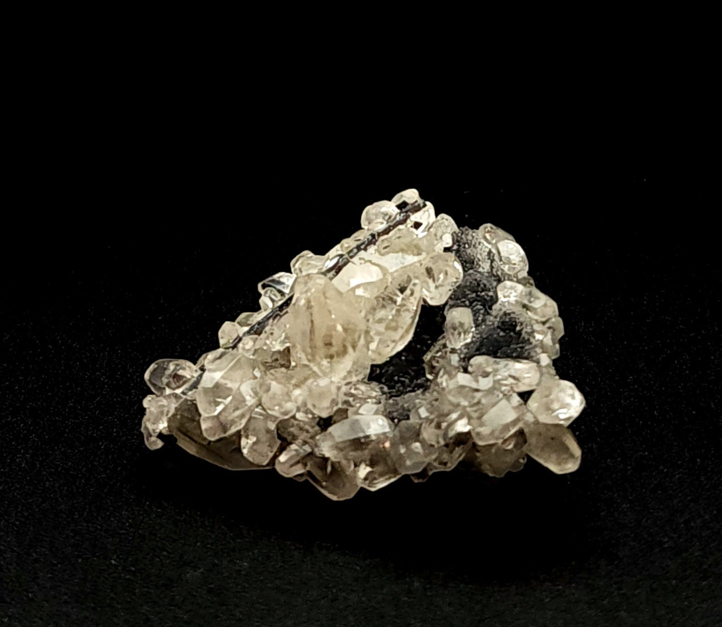Calcite and Stibnite, RARE, Xikuangshan Sb deposit, Lengshuijiang Co., Loudi, Hunan, China (42)