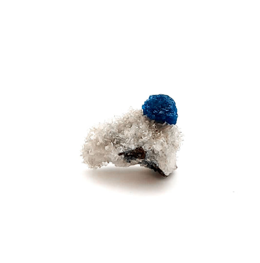 Cavansite with Stilbite, Deccan Plateau, Poona, India (32)