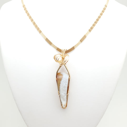 Druze Agate Pendant