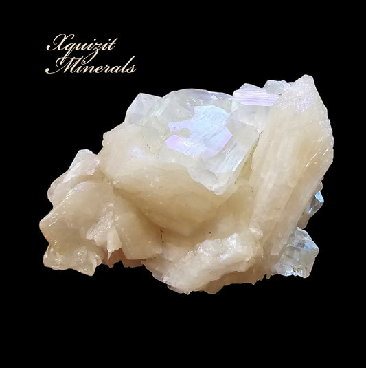 Apophyllite with Stilbite, Deccan Plateau, Jalgaon, India (81)