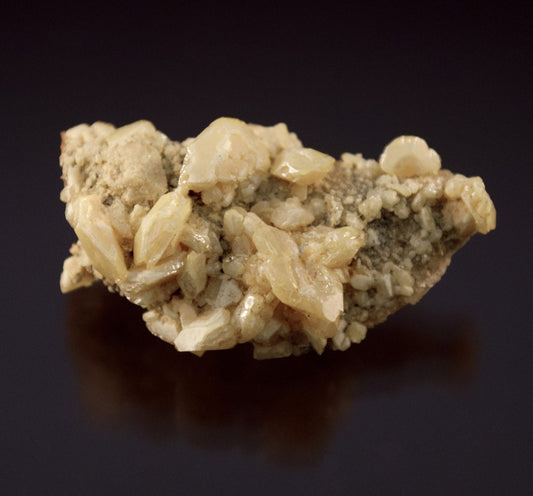 Wulfenite, Crystals, Toussit Mine, Oujda, Morocco (22)