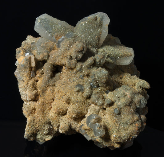 Calcite Crystals with Marcasite, Alnef, Morocco (19)