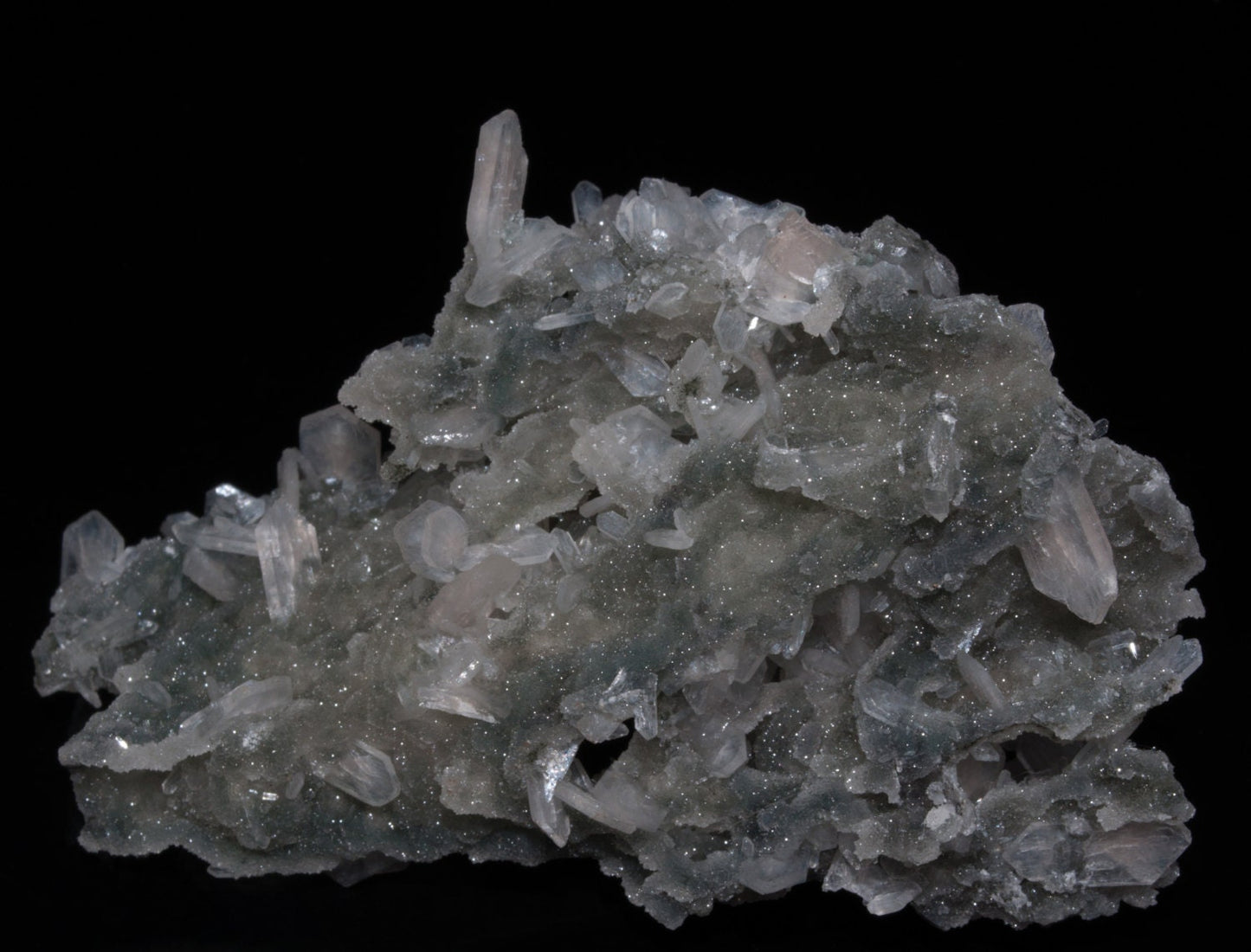 Stilbite on Chalcedony, Deccan Plateau, Nasik, India (19)