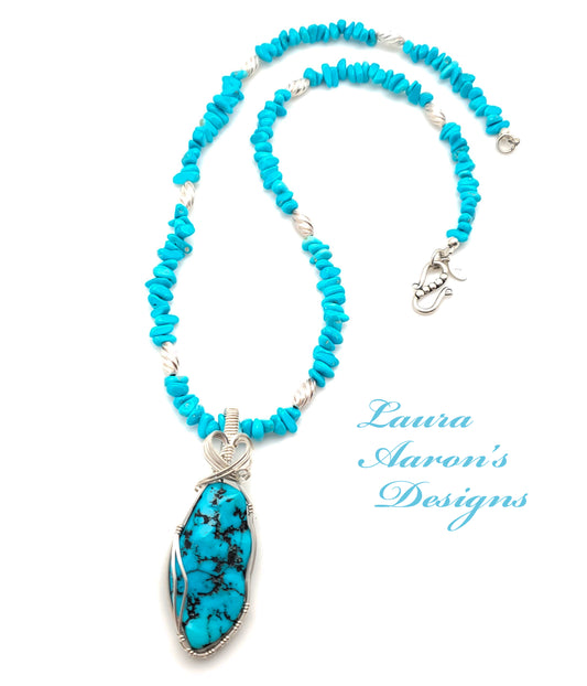 Sleeping Beauty Mine Turquoise Necklace