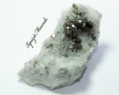 Sphalerite on Quartz with Pyrite, Krushev dol Mine, Madan, Bulgaria (6)