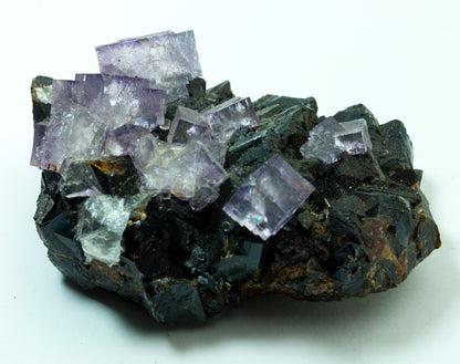 Fluorite, Sphalerite, Elmwood Mine, Smith County, Tennessee, USA (43)