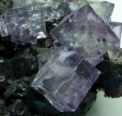 Fluorite, Sphalerite, Elmwood Mine, Smith County, Tennessee, USA (43)