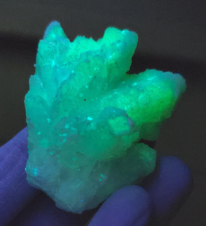Celestine with Calcite, Mojina Mine, Rancho de Mojina, Municipio de Buenaventura, Chihuahua, Mexico (8)