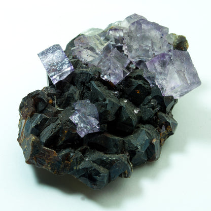 Fluorite, Sphalerite, Elmwood Mine, Smith County, Tennessee, USA (43)
