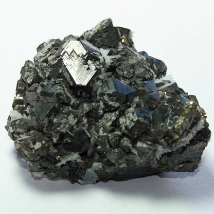 Galena with Sphalerite and Quartz and Pyrite, Krushev dol Mine, Madan, Bulgaria (6)