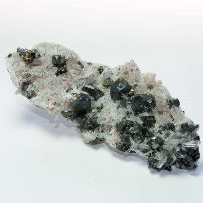 Galena with Sphalerite and Quartz and Pyrite, Borieva Mine, Madan, Bulgaria (6)