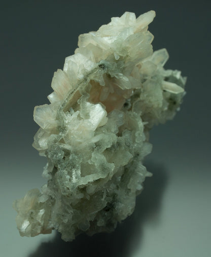 Stilbite on Chalcedony, Deccan Plateau, Nasik, India (24)