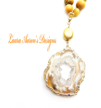 Honey Tigers Eye Necklace
