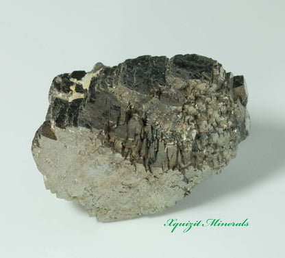 Arsenopyrite with Quartz Crystal, Yaogangxian Mine, Hunan Province, China (32)