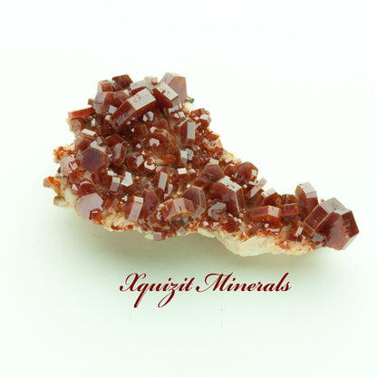 Vanadinite, Crystals on Matrix, Mibladen, Morocco (53)