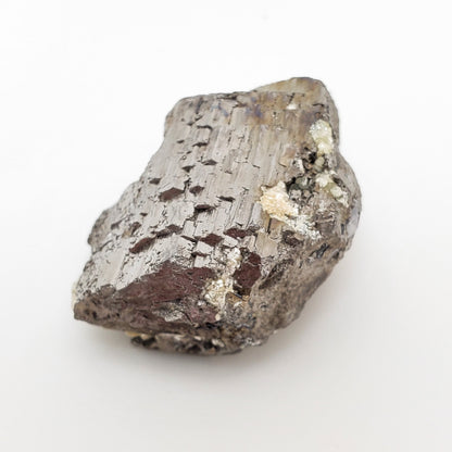 Arsenopyrite, Calcite, Yaogangxian Mine, Yizhang Co., Chenzhou, Hunan, China (22)