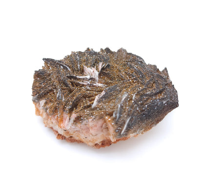 Vanadinite and Barite, Goethite, Mibladen, Midelt, Morocco (46)