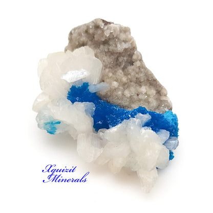 Cavansite and Stilbite, Wagholi Quarry, Wagholi, Pune District (Poonah District), Maharashtra, India (28)