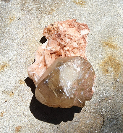 Cerussite, Barite, Mibladen, Morocco (54)