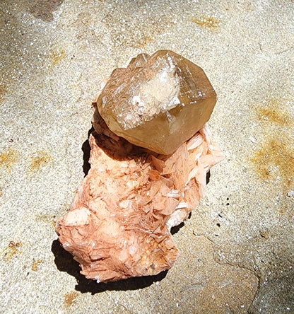 Cerussite, Barite, Mibladen, Morocco (54)