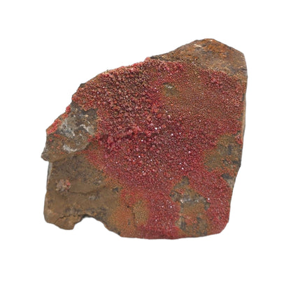 Vanadinite, Crystals on Matrix, Apache Mine, Gila Co., Arizona (81)